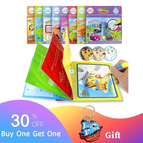 Magic Water Drawing Book Coloring Book Doodle Magic Pen