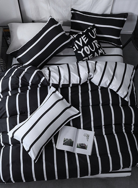 Cotton Bed sheets set quilt duvet cover bedding 4 sets床被套