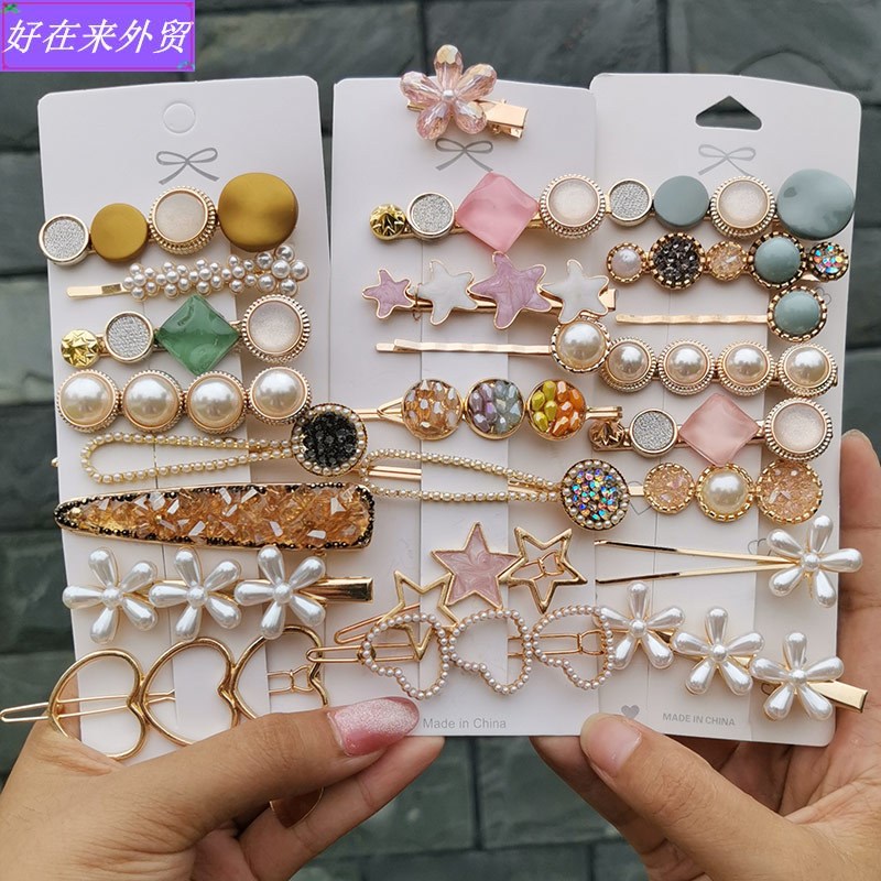 Hair clip Ins bangs hair Suit Trinkets woman Headwear