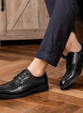 Real Leather Men Dress Shoes Casual Formal Leather Shoes皮鞋