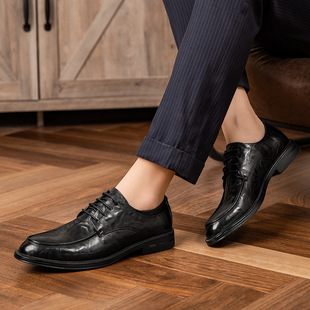 Real Leather Men Dress Shoes Casual Formal Leather Shoes皮鞋