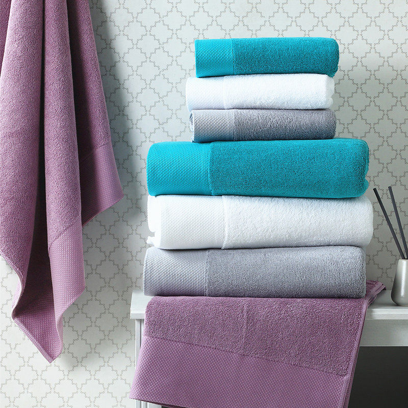 Hotel pure cotton bath towel square towel set纯棉毛巾浴巾