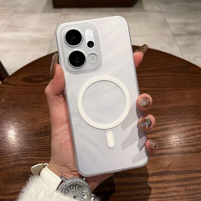 reno14系列透明磨砂冰雾磁吸硬壳