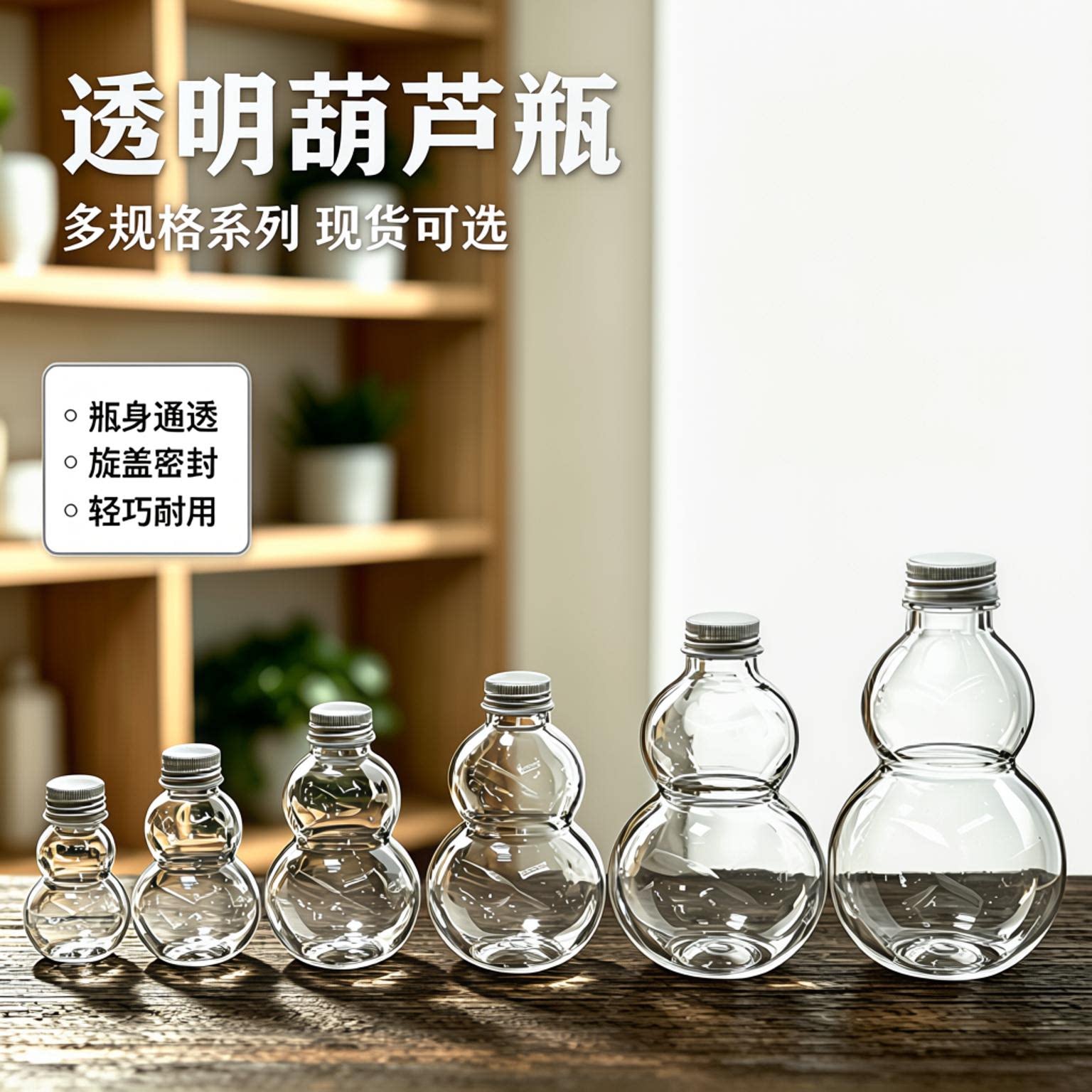 葫芦瓶塑料幸运星儿童生日礼物幼儿园手工环创透明diy创意纸星星