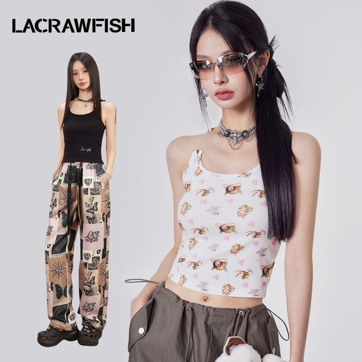 LACRAWFISH吊带小背心