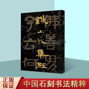 中国石刻书法精粹铁山大集经楷书教程篆刻碑帖赏析临摹山东美术