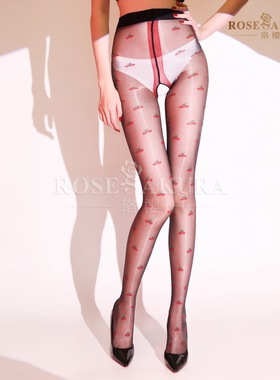 珞樱8495极光系列油亮樱桃水果性感丝袜丝滑油光T档开裆连裤袜甜