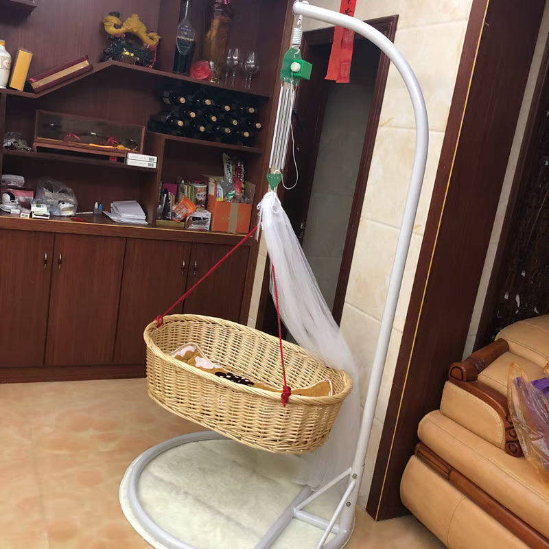 潮汕摇篮上下摇摇篮床宝宝新生儿童安抚摇篮摇窝自动电动婴儿吊床
