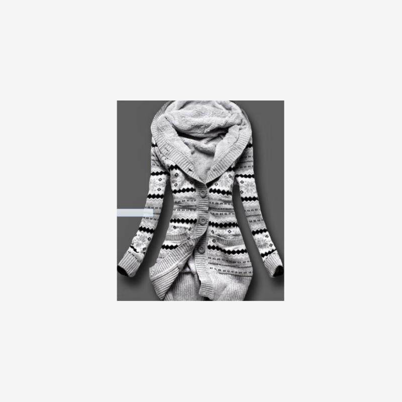 2016 New Winter Women Knitted thick loose Cardigan Sweater女