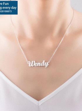 New Stainless Steel Choker Custom Name Necklace Personalized