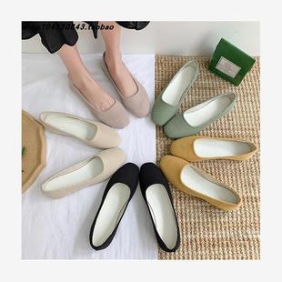2020flat shoes woman shoes ladies shoes 女豆豆鞋夏款 软底 43
