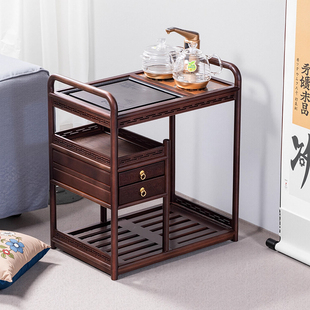 实木茶水架花梨木移动茶车茶台烧水壶一体式茶水柜家用小茶桌