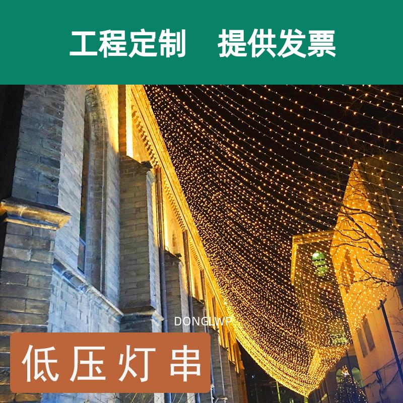 led低压24V小彩灯闪灯串 户外防水满天星星灯节日亮化圣诞装饰灯