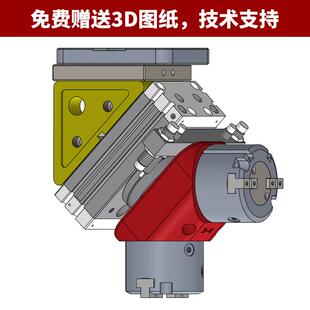 桁架机械手气缸上下料180度旋转换向夹持手指数控车床机床自动化