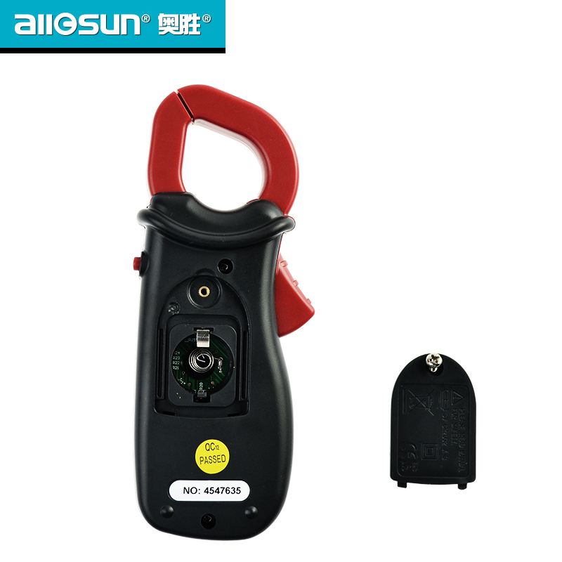 奥胜数字钳形表数显袖珍万用表电流表电阻交直流S电压表高精度蜂