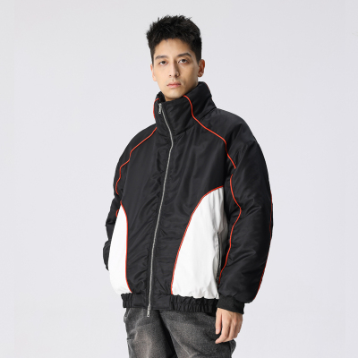 新因素潮牌秋冬加厚美式棉服外套