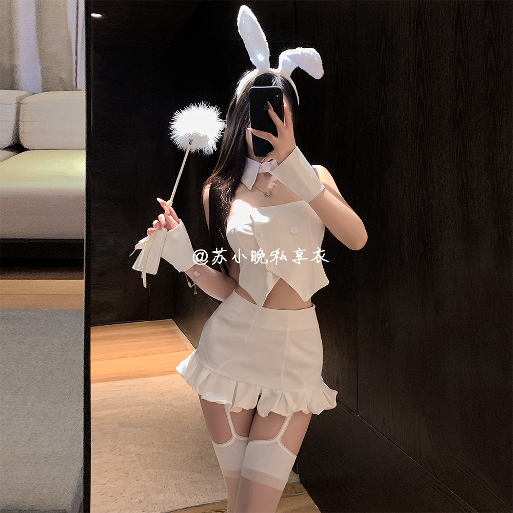 苏小晚 情趣内衣性感兔女郎制服套装角色扮演诱惑睡衣私房衣床上
