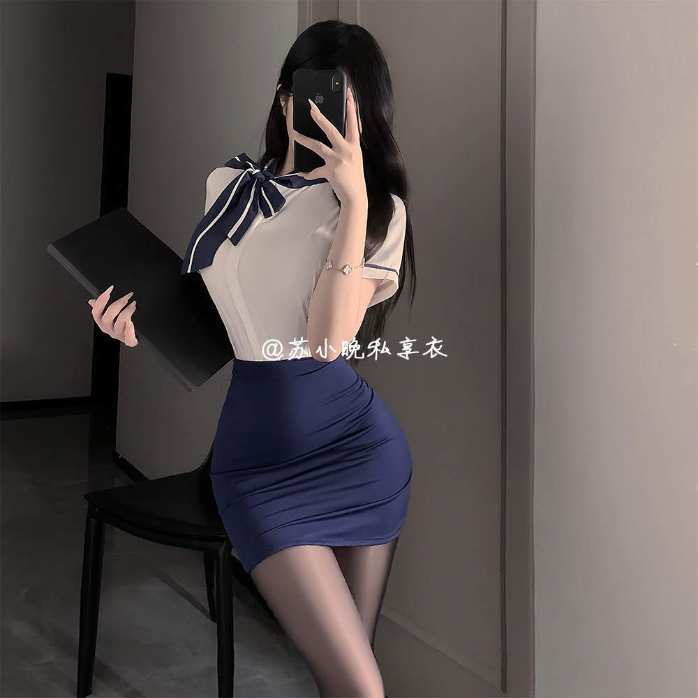 苏小晚 磨人小秘书~性感空姐制服诱惑纯欲秘书职业装角色扮演qqny