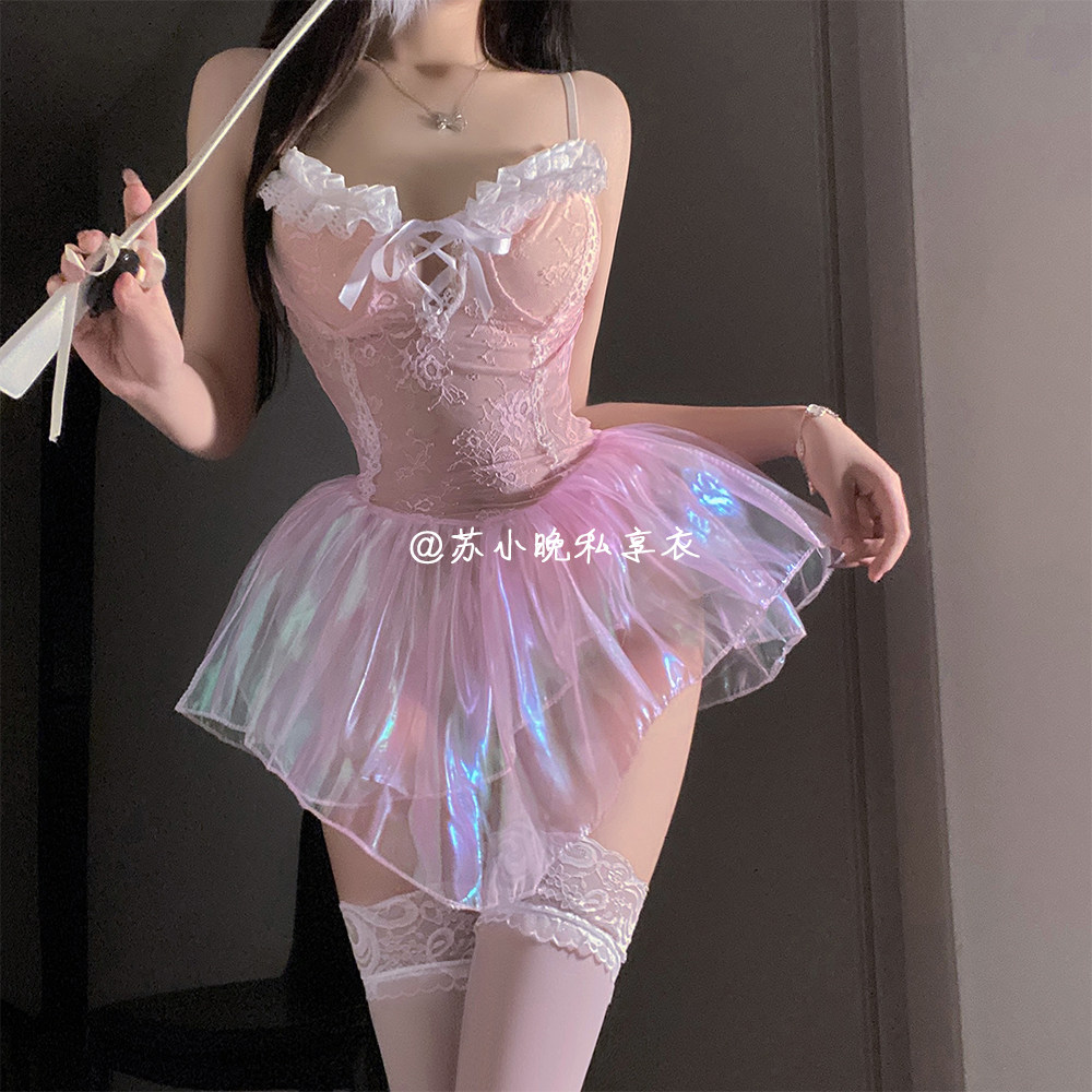 苏小晚 榨干你~情趣内衣性感蕾丝女仆制服纯欲兔女郎套装睡衣qqny