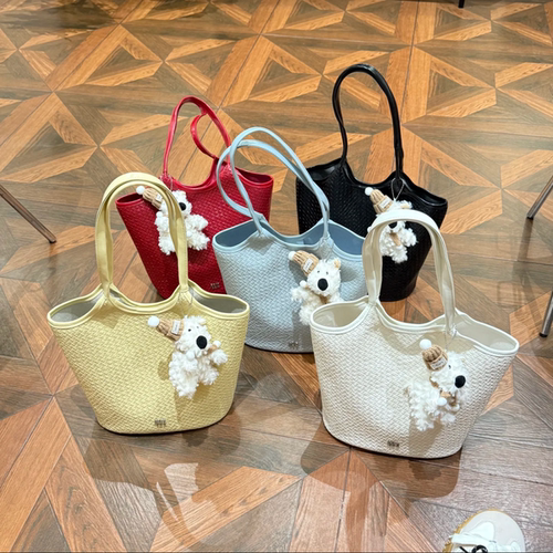 韩版大容量红色托特包包女