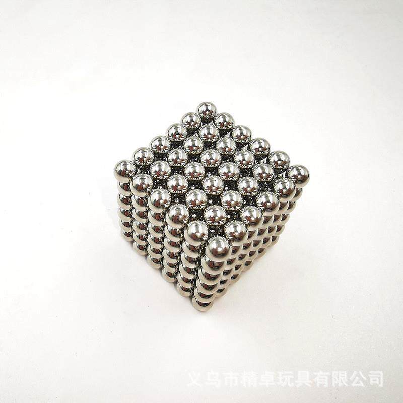 工厂直发彩色巴克球5mm216颗3mm1000磁铁益智魔方磁球玩具 磁力球