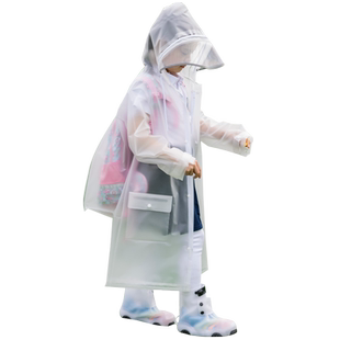 儿童雨衣小学生上学专用男童女童男孩女孩宝宝幼儿园小孩书包雨披