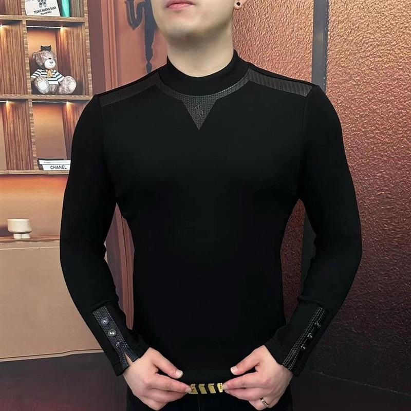 绅度轩服饰LMVQ黑甲战士秋X冬新款加厚卫衣男士长袖潮流修身休闲