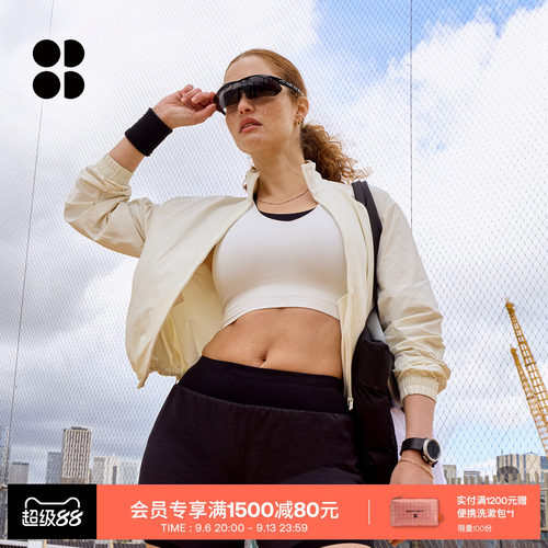 SweatyBetty纹理感拉链外套