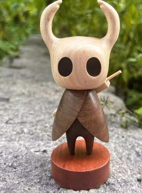 桃木质空洞骑士桌面摆件HollowKnight公仔恶魔城游戏模型潮玩手办