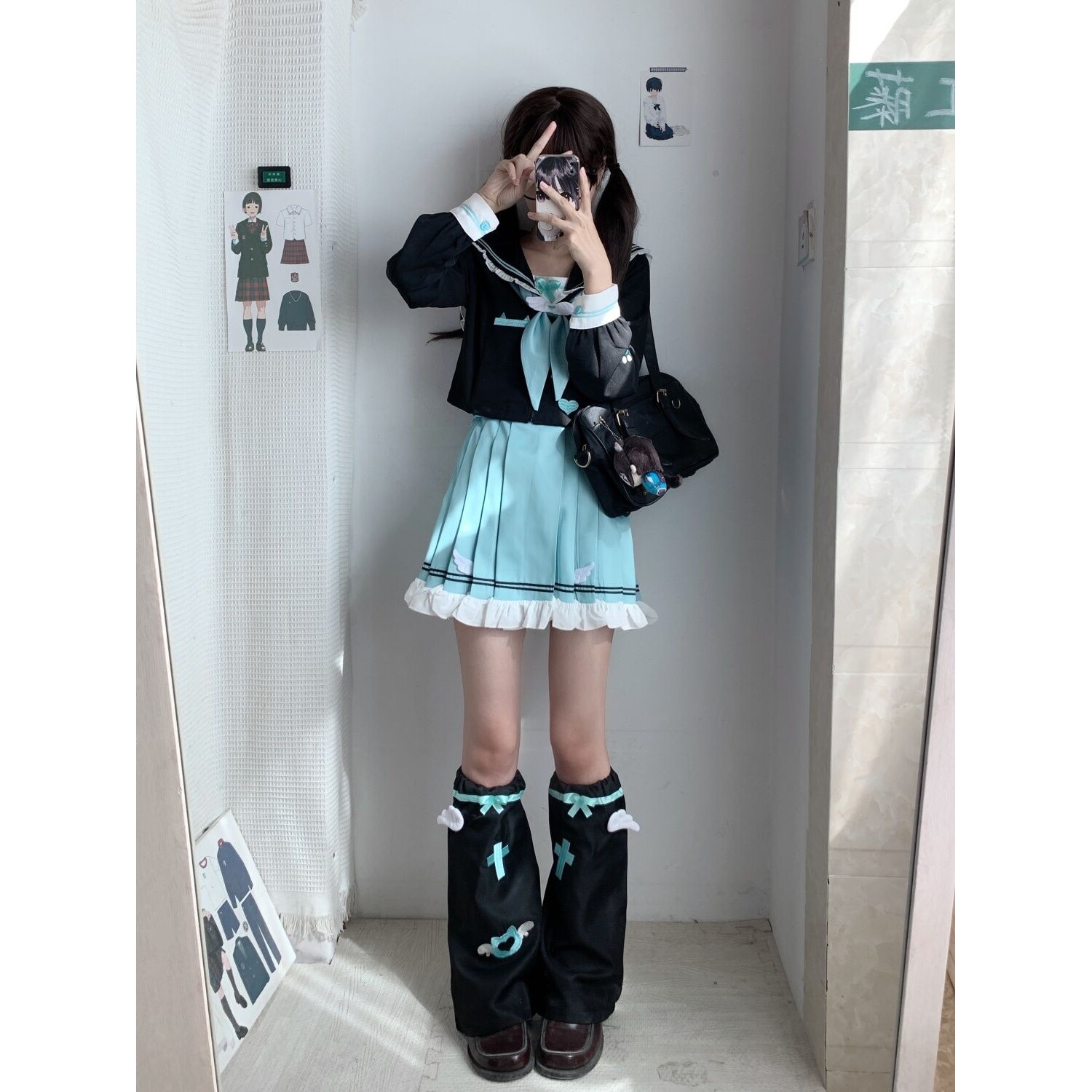 猫吃鱼JK【喵之翼】原创jk正版制服水手服可爱日系学院学生套装