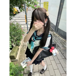 【梨音学姐】知半城正版jk制服学院风收腰显瘦青春甜美水手服套装