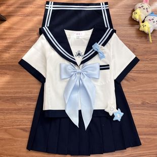 【凌澜高校】樱木子原创正版jk水手服JK基础学院制服日系短袖套装