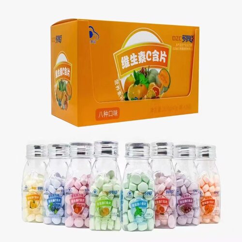 山姆必买维生素C含片蓝帽产品多赞臣维C咀嚼片零食
