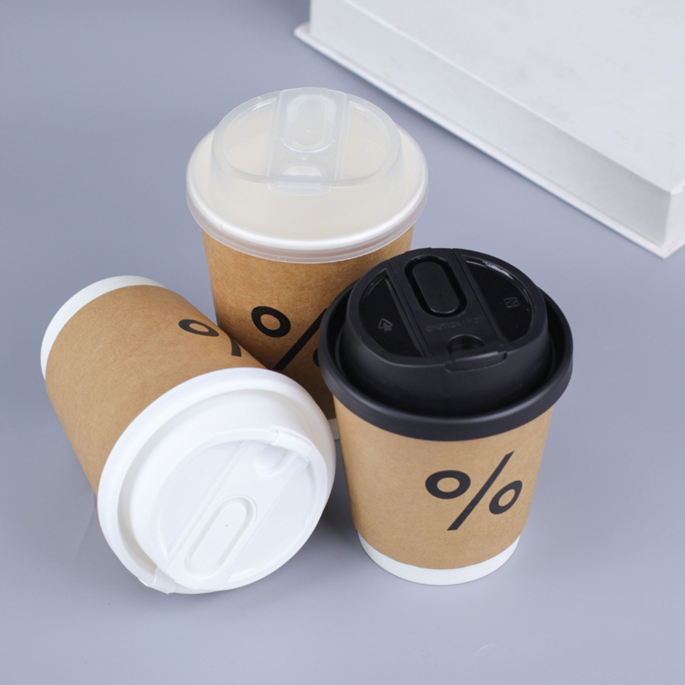 一次性杯盖90口径咖啡通用杯盖咖啡奶茶店外卖可用食品级注塑材质