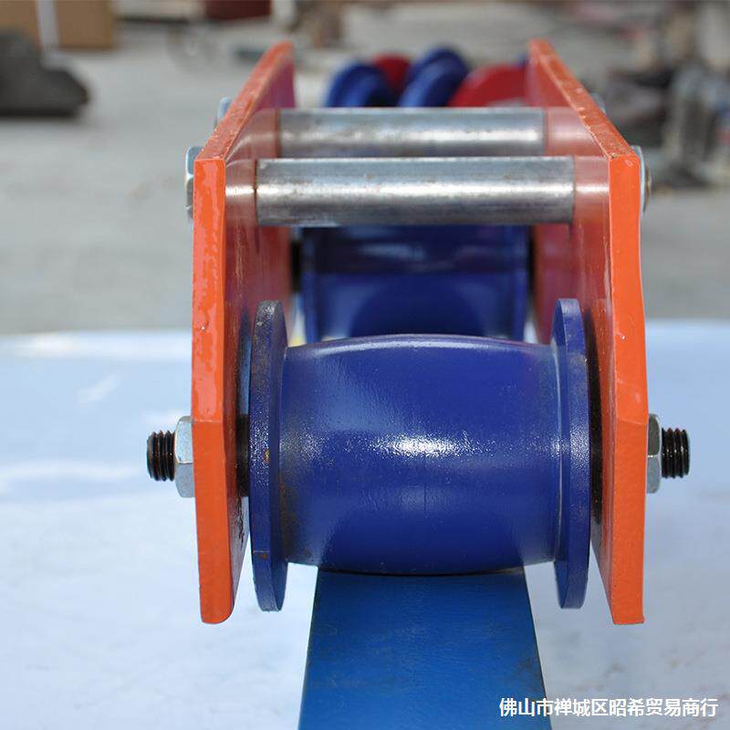 运行工字钢行车手推式滑动轮轨道钢滑车单轨葫芦滑行小车移动吊机