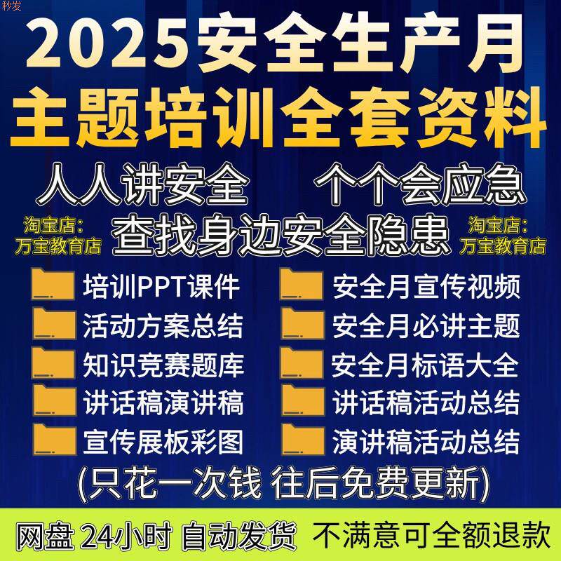 2025年生产月活动策划方案宣传视频资料知识竞赛培训课件PPT