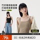 半练背心女夏外穿运动美背无痕带胸垫内搭白色吊带无袖 上衣新款