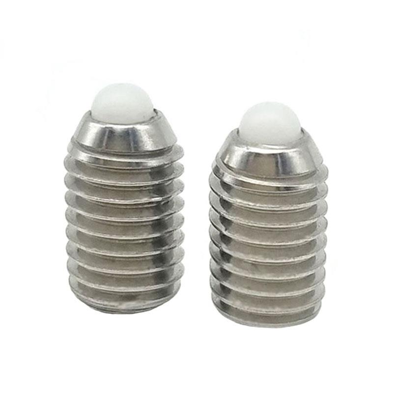 ZAP57粗牙不锈钢短型弹簧柱塞SPRK3/4/5/6/8/10/12/16树脂头分度