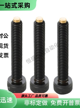 TDB06 碳钢杯头内六角黄铜止动螺丝CBCP3/4/5/6/8-10/15/20/30/40