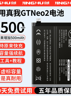 (增加续航)品质京虎适用于真我GT Neo2电池扩容大容量可拆卸内置手机电池高容增强版魔改旗舰版BLP887非原装