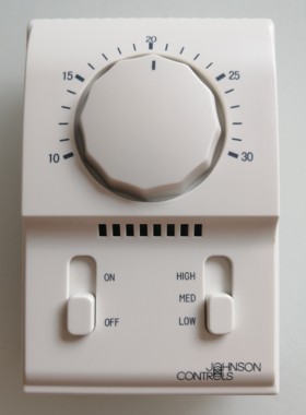 江森温控器 T2000EAC-0C0 单冷机械式控制器中央空调三速面板开关
