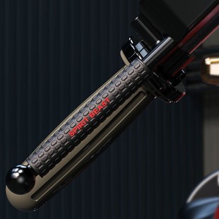 摩托车电动车牛角套改装 配件踏板拉力车小牛铃木uy刹车把胶通用