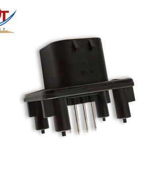 新能源电动汽车776276-1护套塑料接插件8PIN孔直针国产型黑色胶壳