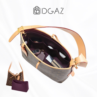 DGAZ适用于LV Carryall小/中号内胆包手袋高级绸缎收纳内袋不伤包