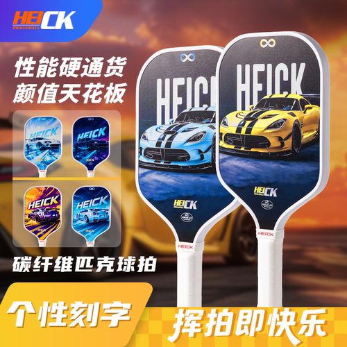 HEICK嗨克匹克球拍碳纤维全套装初学者入门拍训练业余比赛用