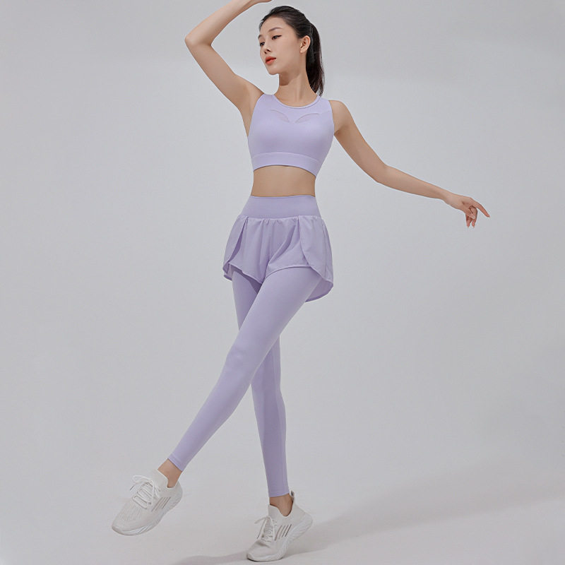 VCYG假两件运动裤女遮尴尬瑜伽健身服训练跑步普拉提高腰瑜伽套装,运动/瑜伽/健身/球迷用品,瑜伽套装,淘宝优惠券,粉丝福利购,淘宝优惠卷