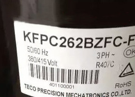 KFPC262QZFC-F KFPC262BZFC-F K2PC262YPFC-F原装全新东元压缩机