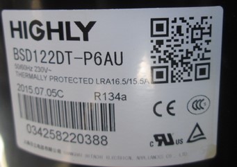 BSL253DT-C7LU BSL180DT-C7LU海立全新原装正品日立压缩机R134A