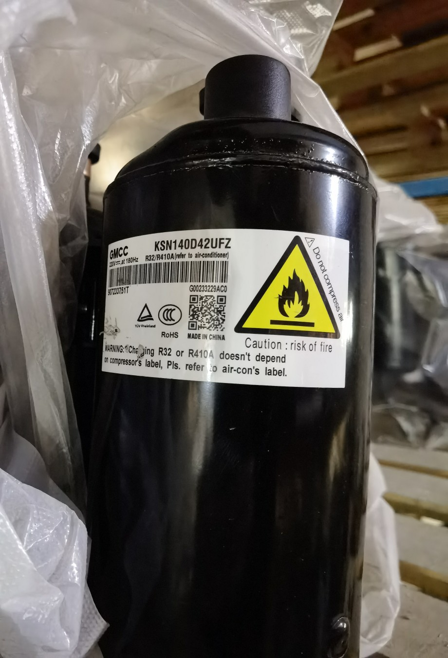 KSN140D53UFZ3 KSN140D42UFZ/D21全新美芝美的空调变频压缩机R32