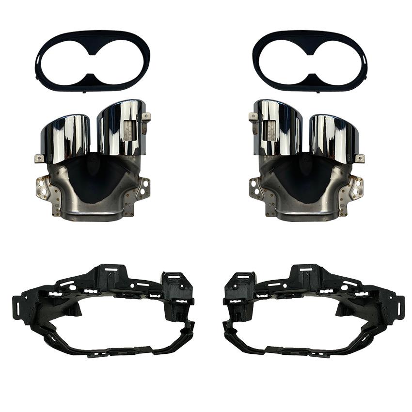 适用奔驰GLBX247GLB220250GLB35改AMG双出四出尾喉改装